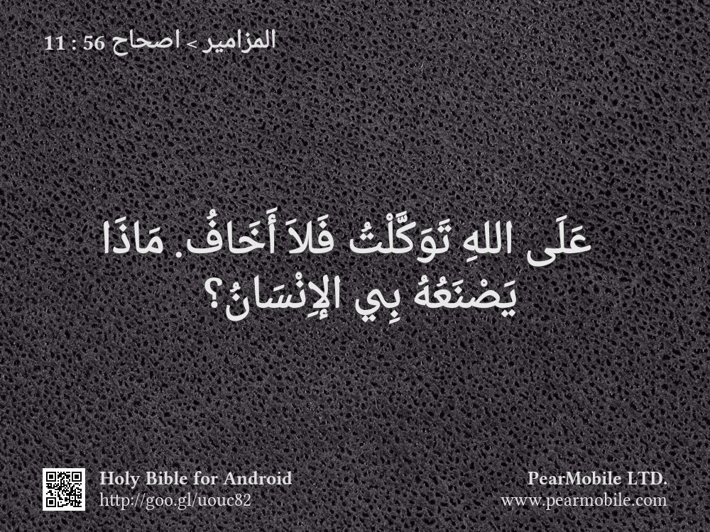 المزامير, اصحاح 56:11