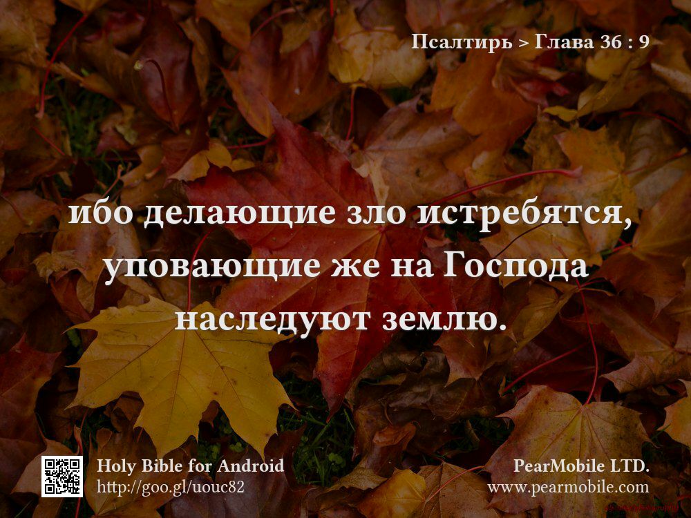 Псалтирь, Глава 36:9