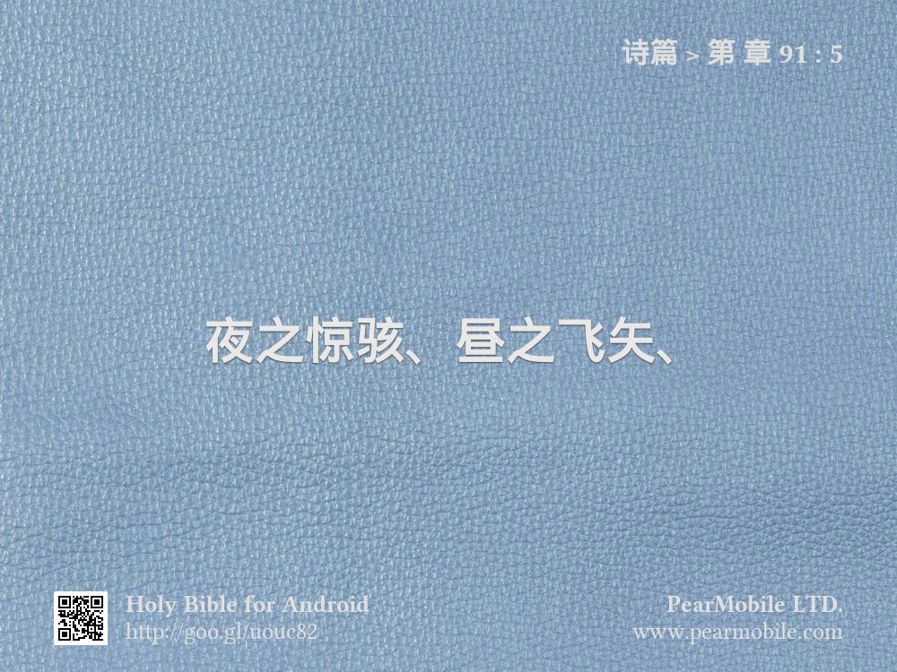 诗篇, 第 章 91:5