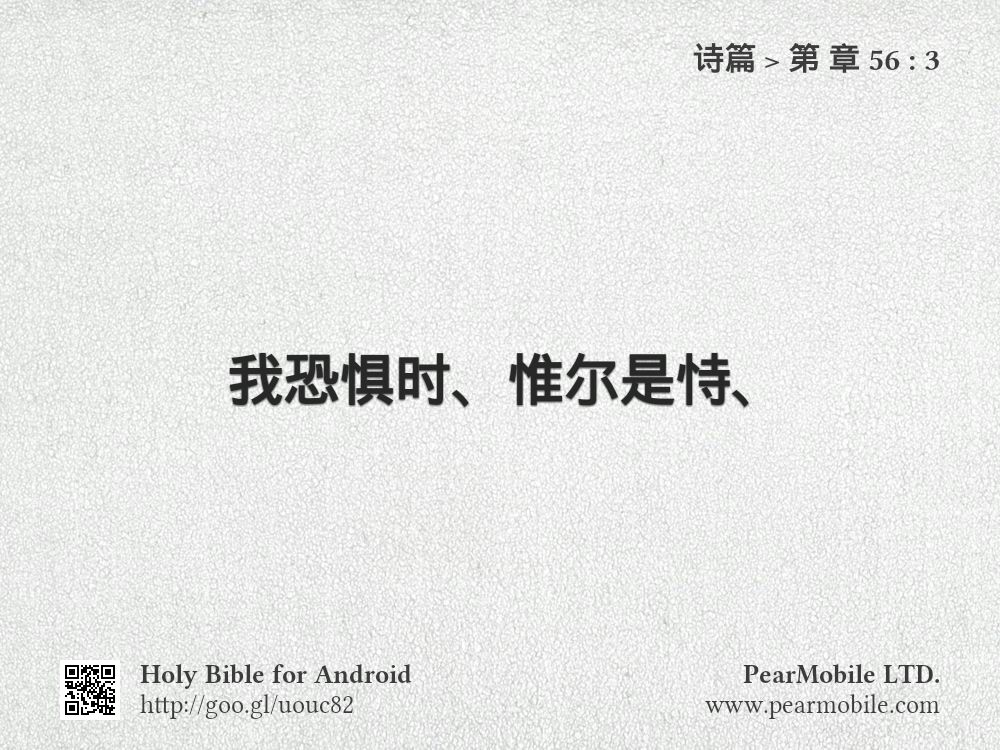 诗篇, 第 章 56:3