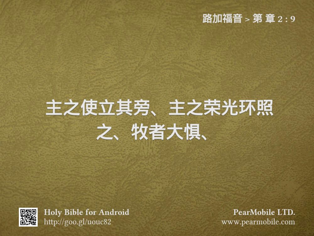 路加福音, 第 章 2:9