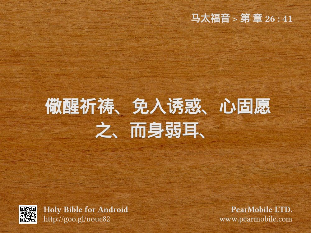 马太福音, 第 章 26:41